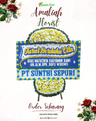Papan Bunga Duka di Jepara