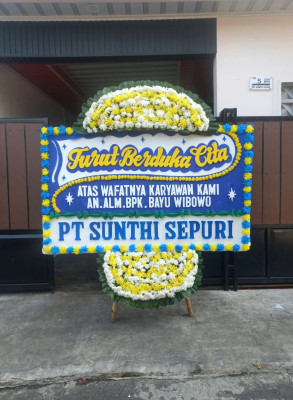 Papan Bunga Duka di Jepara